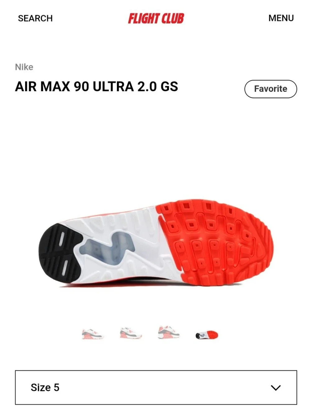 🔥🔥 Nike Air Max 90 Ultra 2.0 'Infrared Ultra' Wmns 6.5 Like New, Fast Shipping